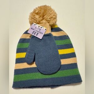 Kids Hat and Mittens One Size